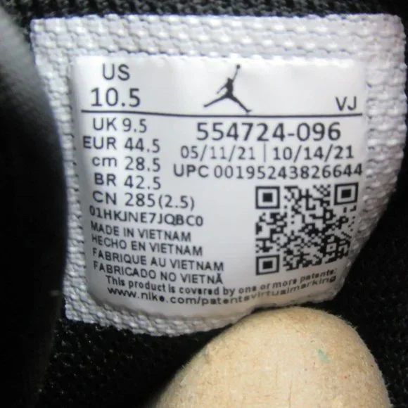 Air Jordan 1 Mid Shadow Red Black Shoes Men's Size 10.5 NEW - Picture 12 of 14